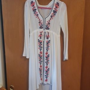 Lovestitch embroidered flower dress Large
